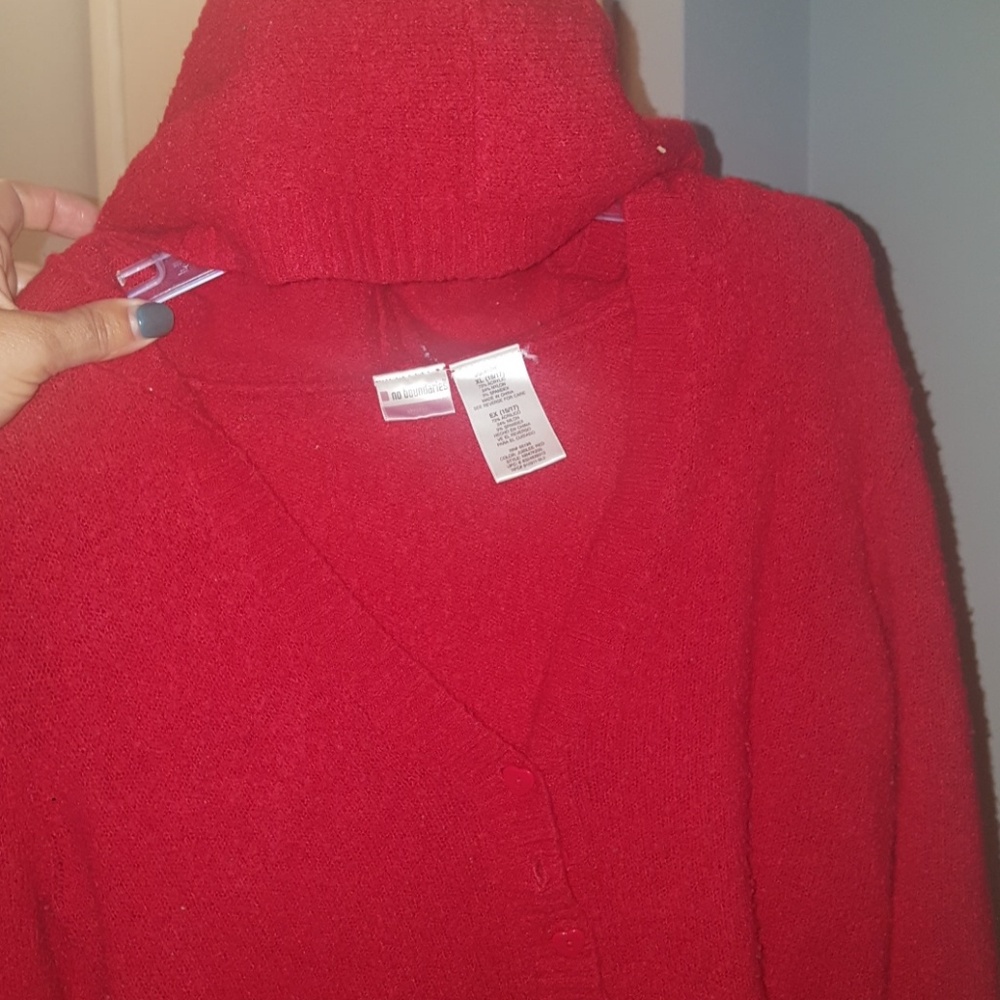 Red sweater